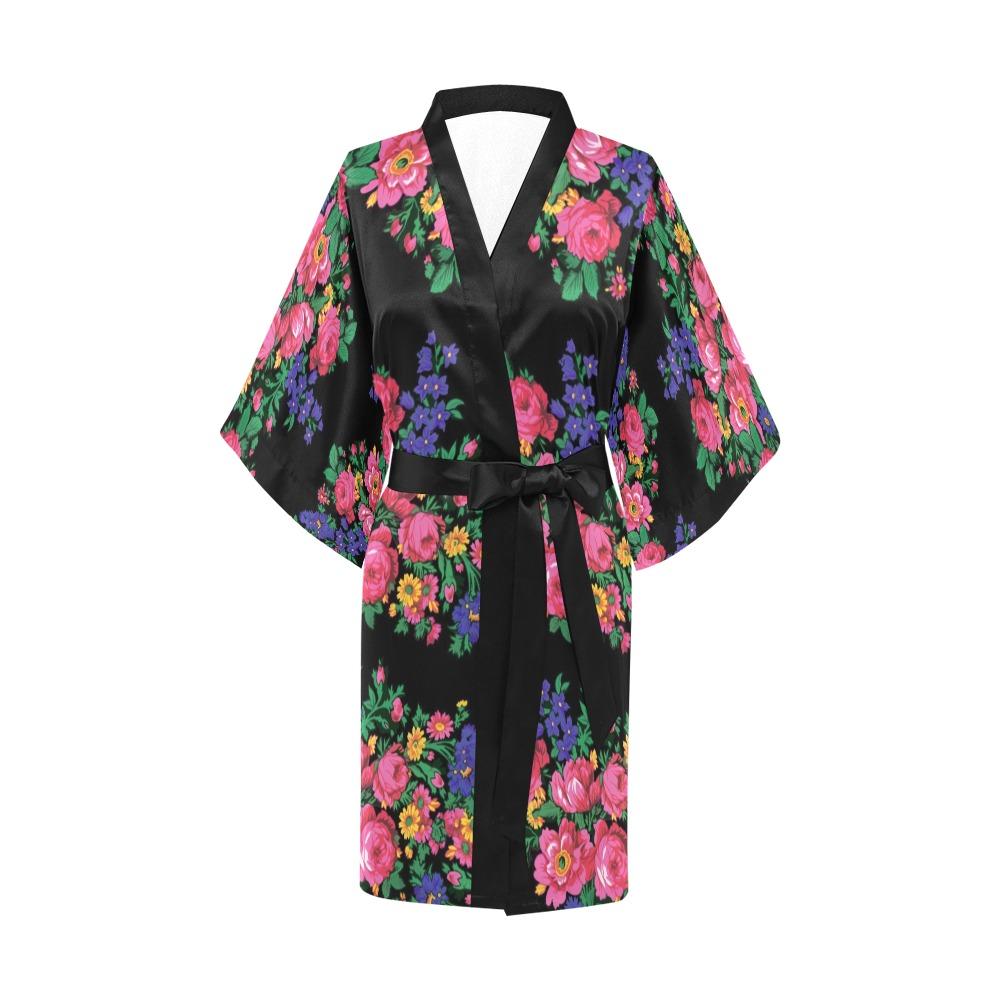 Kokum's Revenge Black Kimono Robe Artsadd