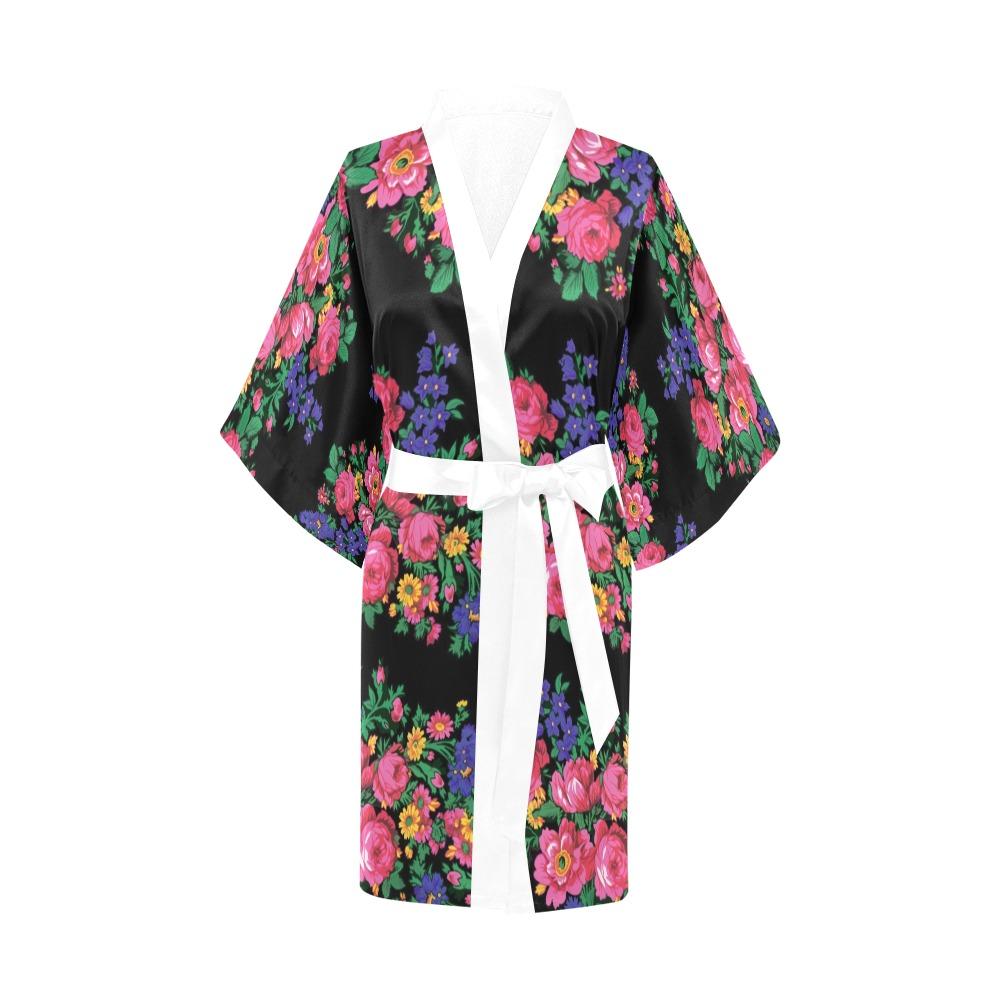 Kokum's Revenge Black Kimono Robe Artsadd