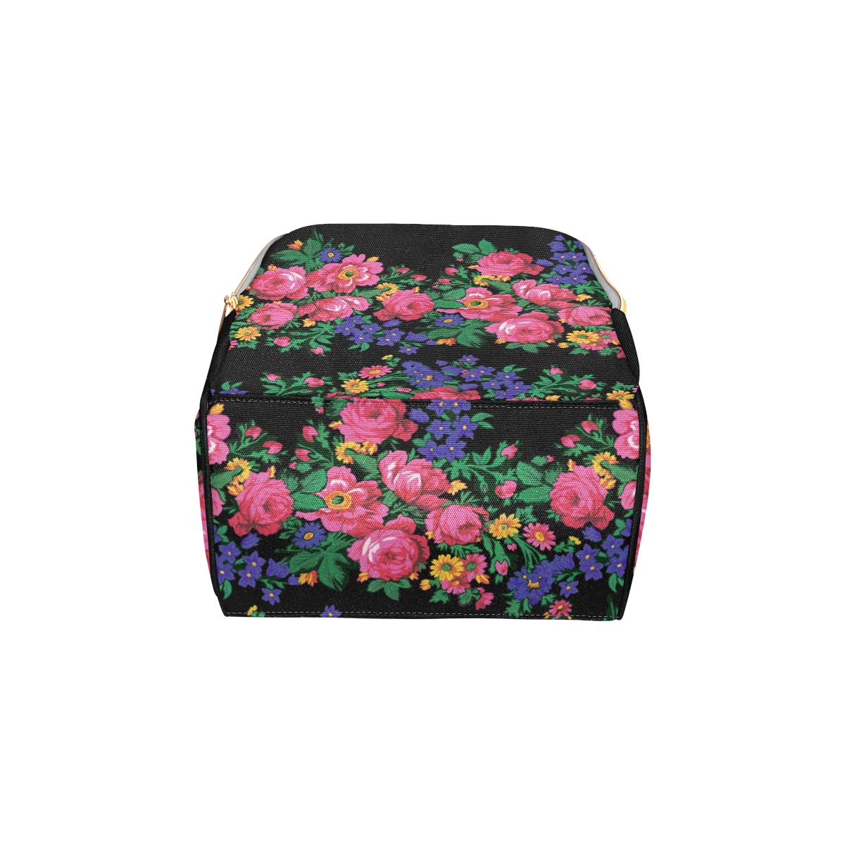 Kokum's Revenge-Black Multi-Function Diaper Backpack (Model 1688) Diaper Backpack (1688) e-joyer