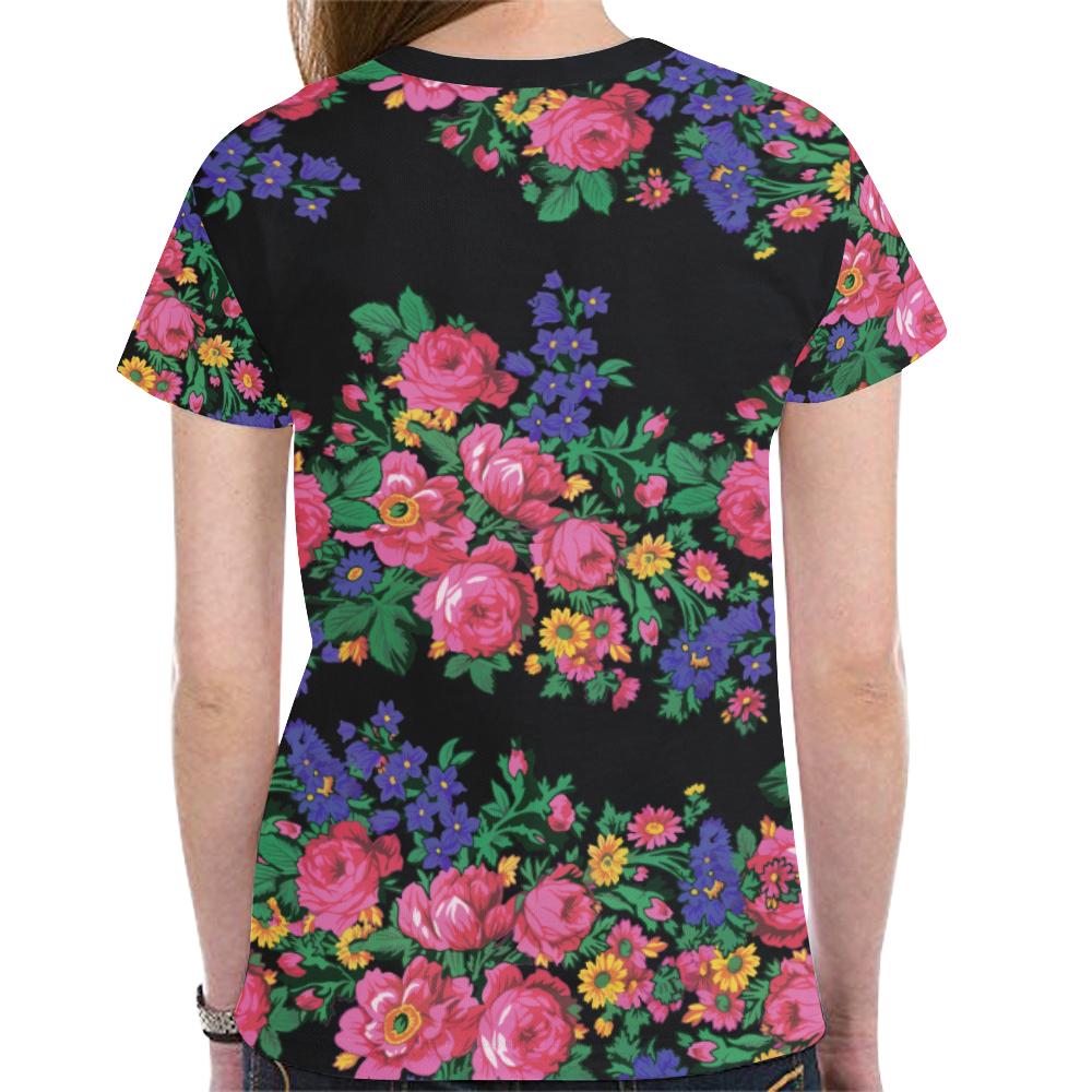 Kokum's Revenge-Black New All Over Print T-shirt for Women (Model T45) New All Over Print T-shirt for Women (T45) e-joyer