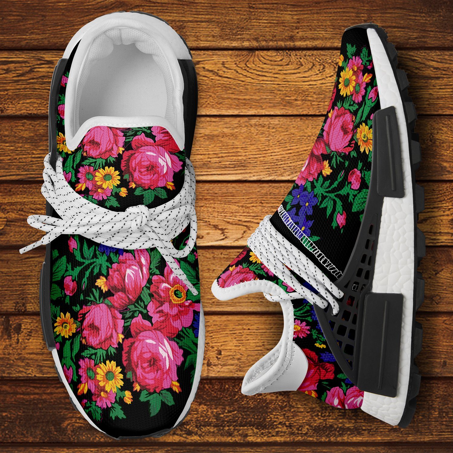 Kokum's Revenge Black Okaki Sneakers Shoes 49 Dzine