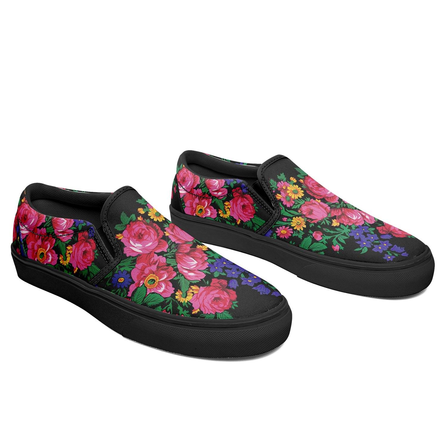 Kokum's Revenge Black Otoyimm Canvas Slip On Shoes 49 Dzine