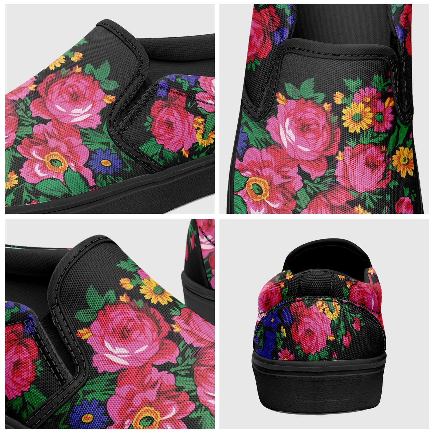 Kokum's Revenge Black Otoyimm Canvas Slip On Shoes 49 Dzine