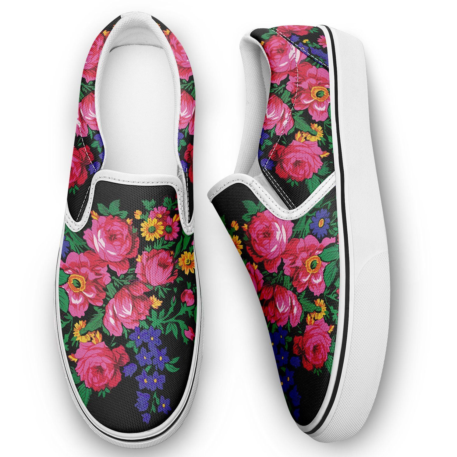 Kokum's Revenge Black Otoyimm Canvas Slip On Shoes 49 Dzine