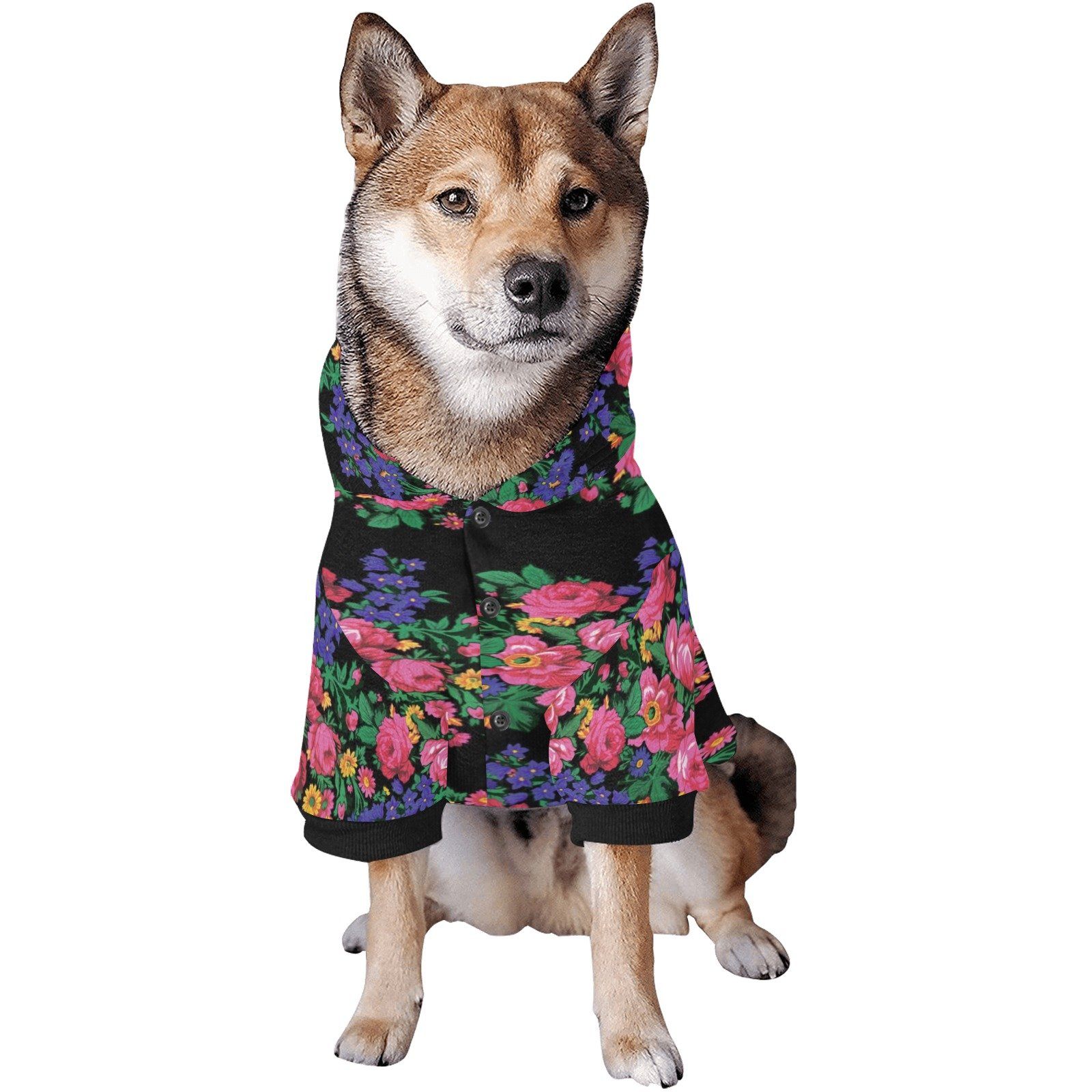 Kokum's Revenge Black Pet Dog Hoodie Pet Dog Hoodie e-joyer