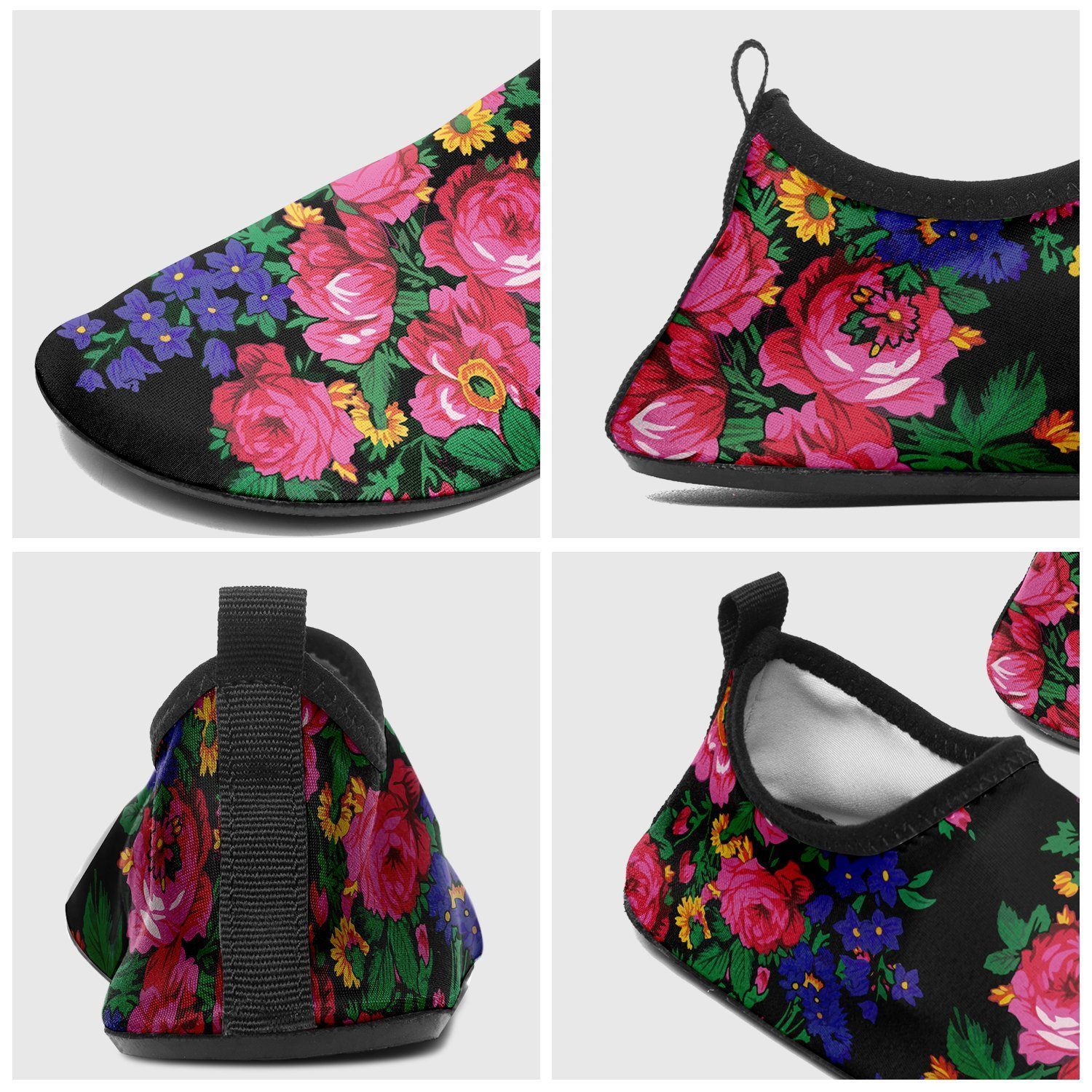 Kokum's Revenge Black Sockamoccs Kid's Slip On Shoes 49 Dzine