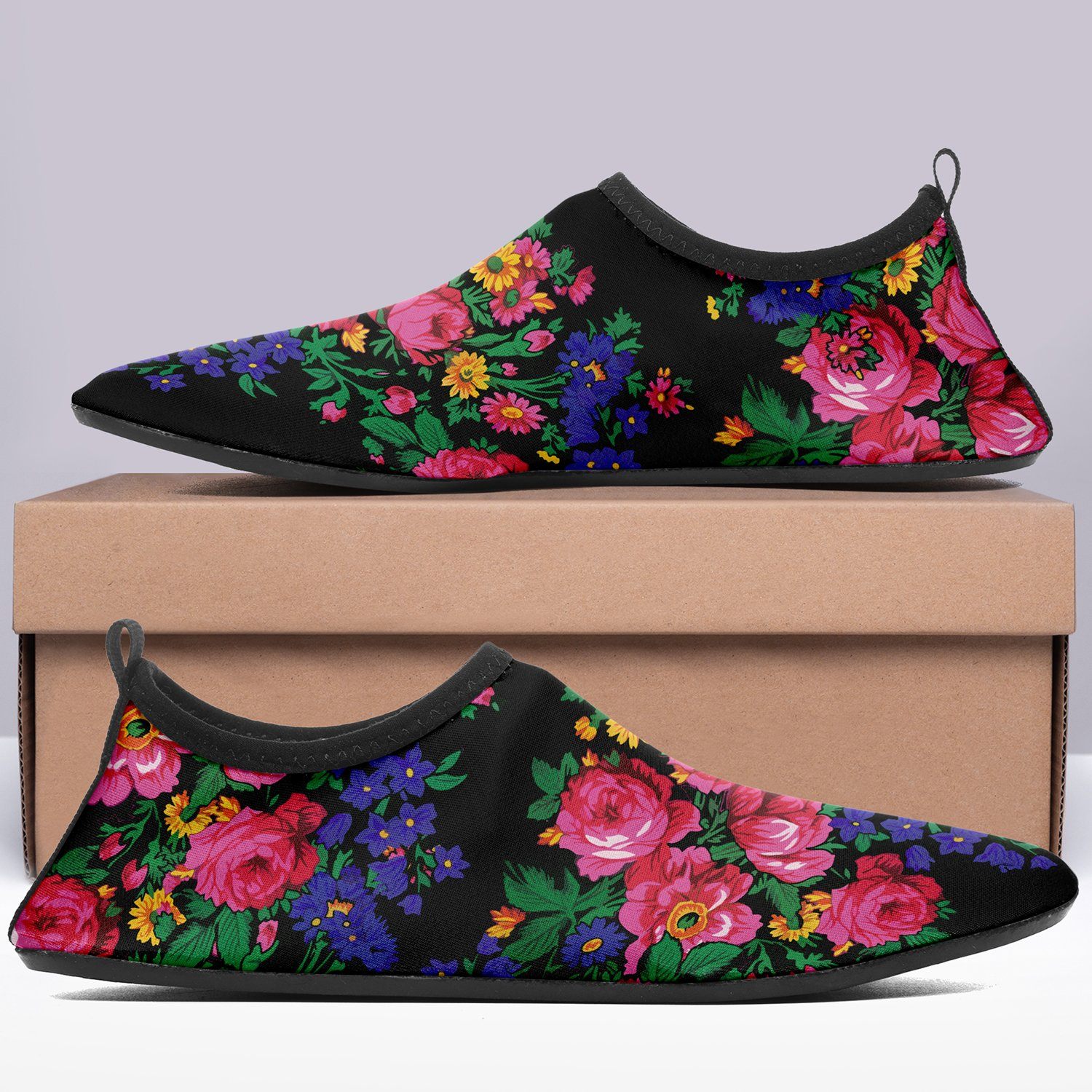 Kokum's Revenge Black Sockamoccs Slip On Shoes 49 Dzine