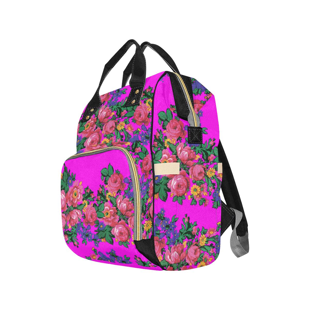Kokum's Revenge Blush Multi-Function Diaper Backpack (Model 1688) Diaper Backpack (1688) e-joyer