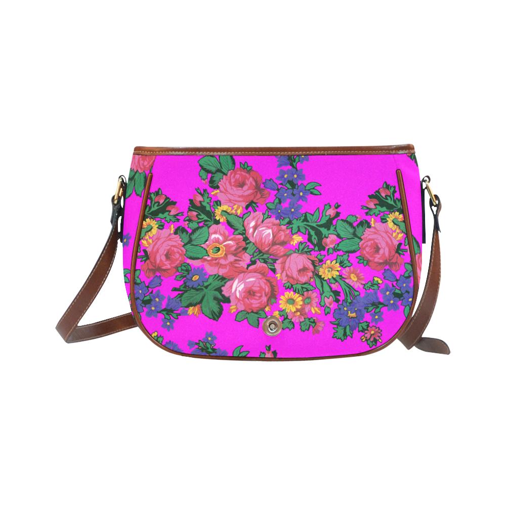 Kokum's Revenge Blush Saddle Bag/Small (Model 1649) Full Customization Saddle Bag/Small (Full Customization) e-joyer