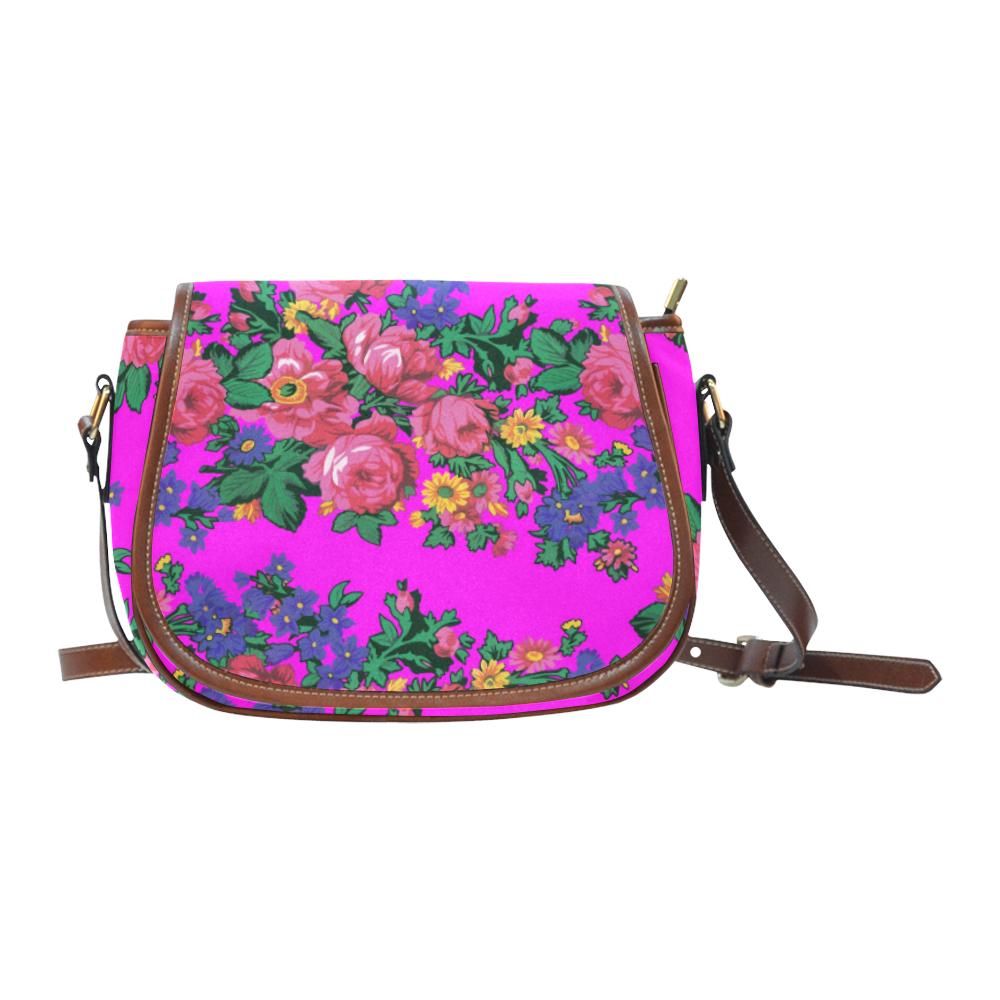 Kokum's Revenge Blush Saddle Bag/Small (Model 1649) Full Customization Saddle Bag/Small (Full Customization) e-joyer