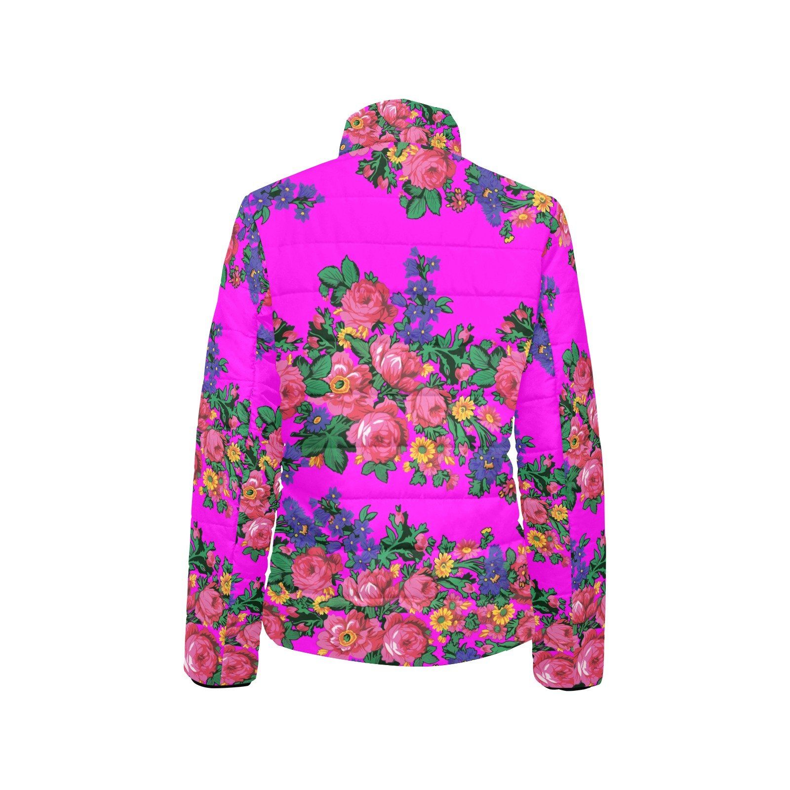Kokum's Revenge Blush Women's Stand Collar Padded Jacket (Model H41) jacket e-joyer