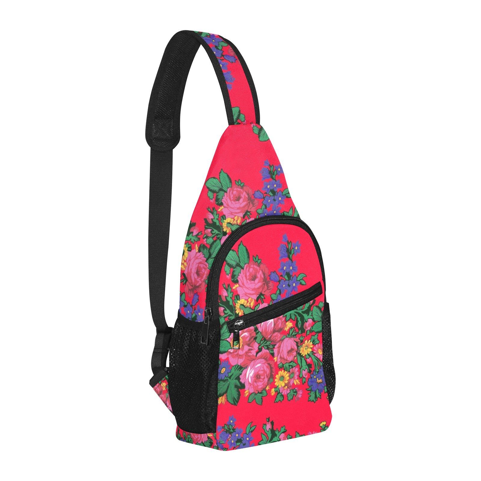 Kokum's Revenge Dahlia All Over Print Chest Bag (Model 1719) All Over Print Chest Bag (1719) e-joyer