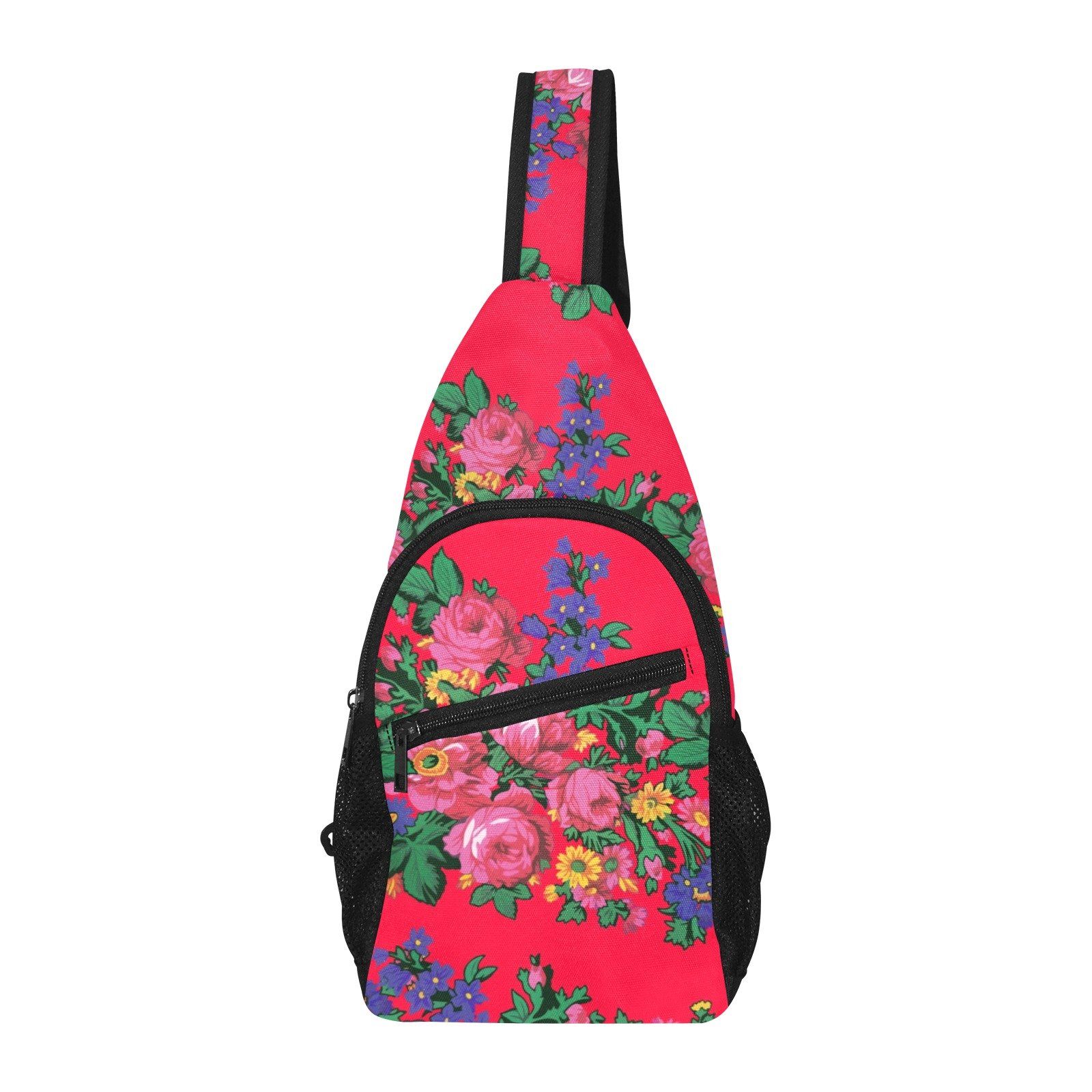 Kokum's Revenge Dahlia All Over Print Chest Bag (Model 1719) All Over Print Chest Bag (1719) e-joyer 