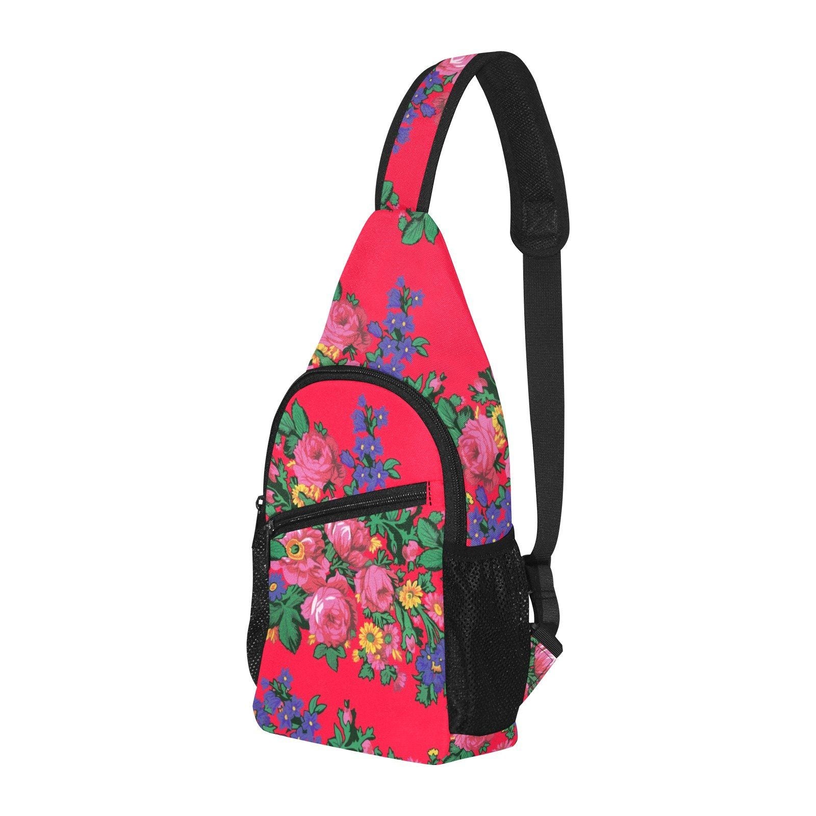 Kokum's Revenge Dahlia All Over Print Chest Bag (Model 1719) All Over Print Chest Bag (1719) e-joyer