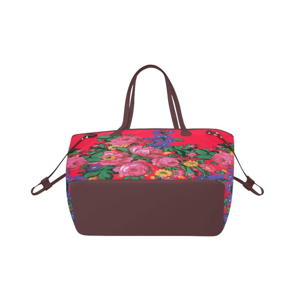 Kokum's Revenge- Dahlia Clover Canvas Tote Bag (Model 1661) Clover Canvas Tote Bag (1661) e-joyer