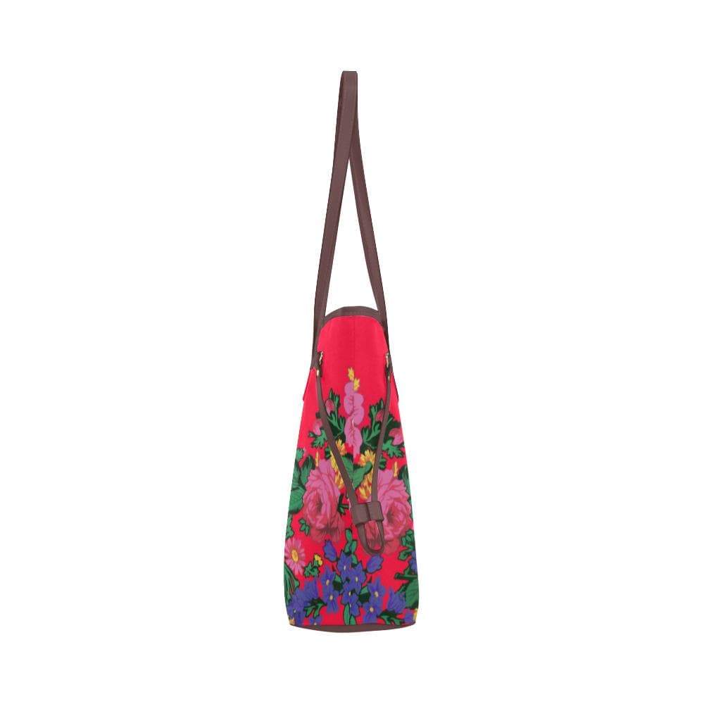 Kokum's Revenge- Dahlia Clover Canvas Tote Bag (Model 1661) Clover Canvas Tote Bag (1661) e-joyer