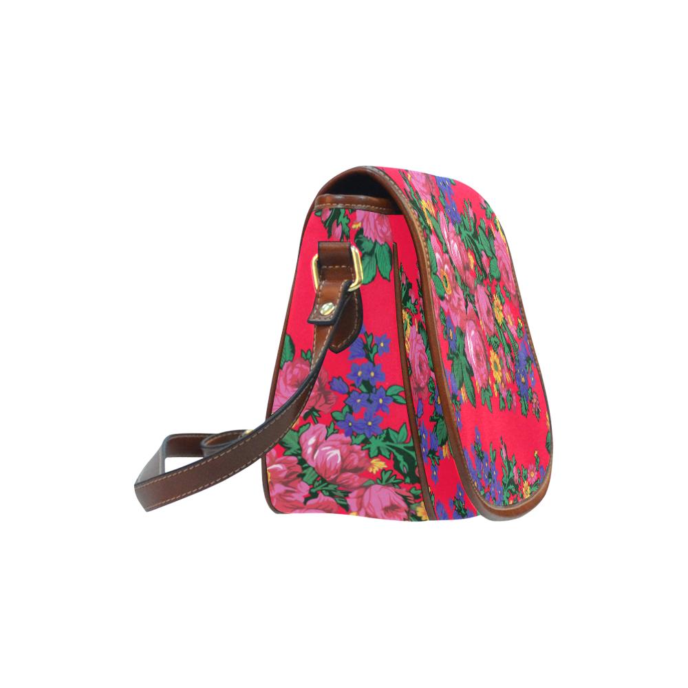 Kokum's Revenge- Dahlia Saddle Bag/Small (Model 1649) Full Customization Saddle Bag/Small (Full Customization) e-joyer