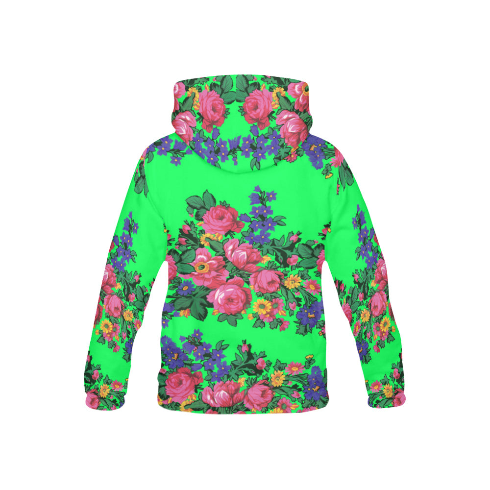 Kokum's Revenge Green All Over Print Hoodie for Kid (USA Size) (Model H13) All Over Print Hoodie for Kid (H13) e-joyer 