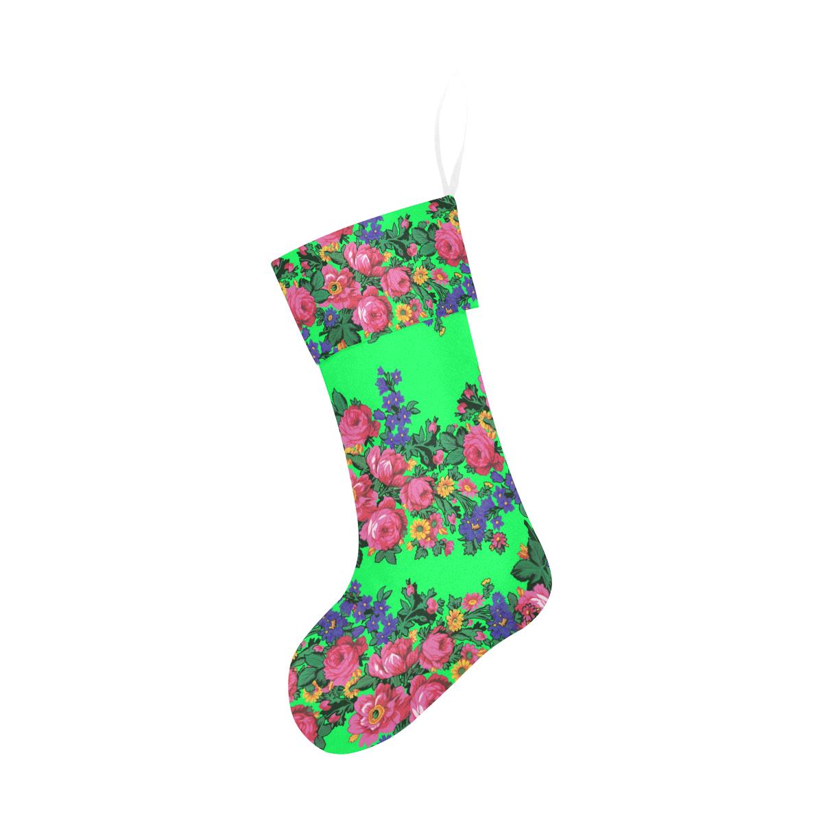Kokum's Revenge Green Christmas Stocking holiday stocking e-joyer