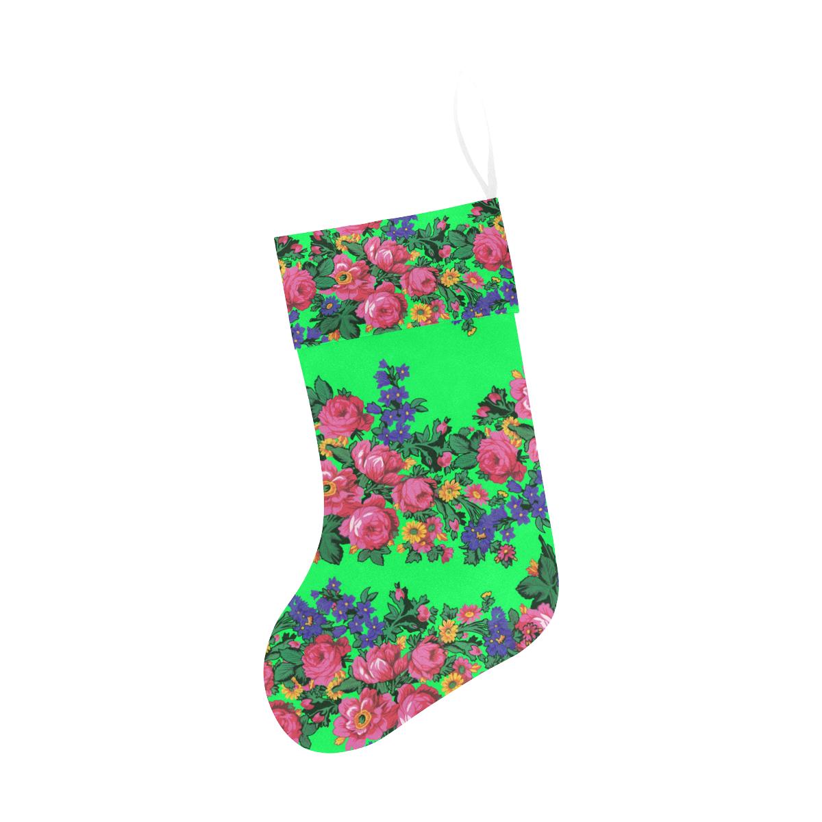 Kokum's Revenge Green Christmas Stocking holiday stocking e-joyer