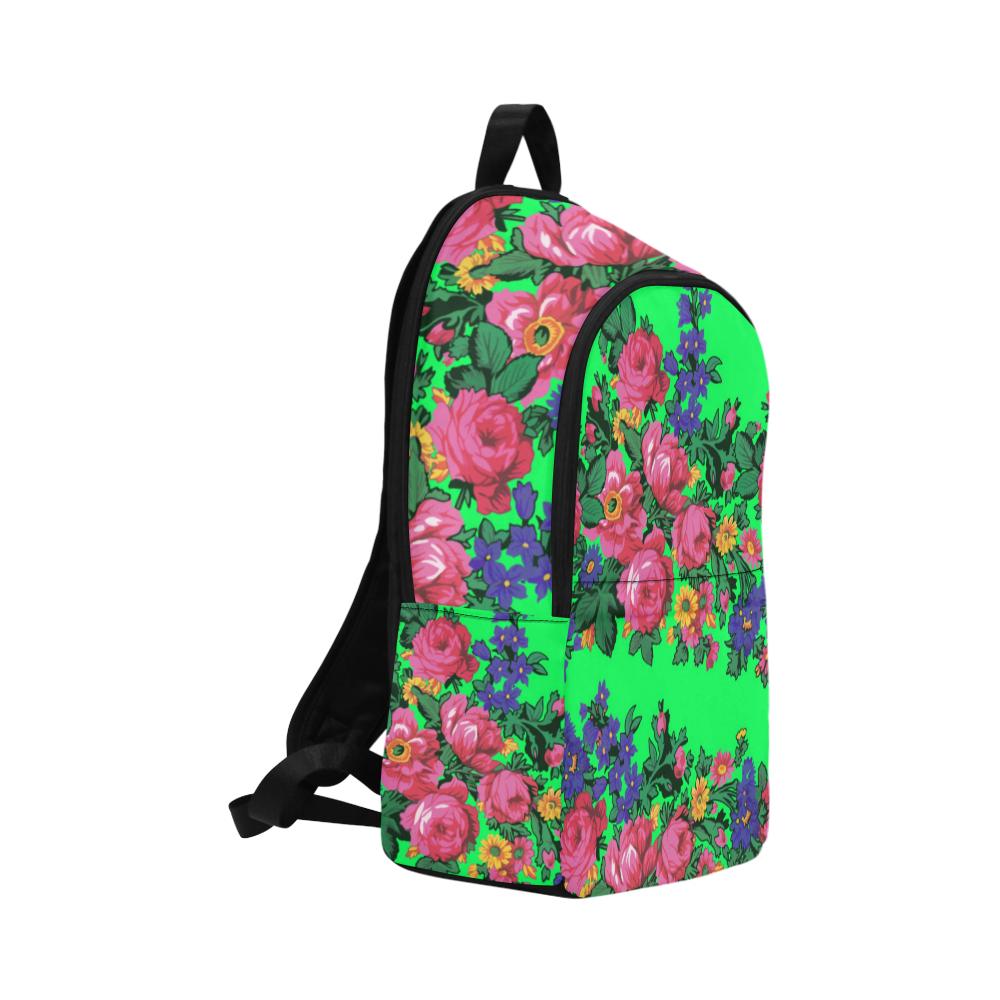 Kokum's Revenge Green Fabric Backpack for Adult (Model 1659) Casual Backpack for Adult (1659) e-joyer