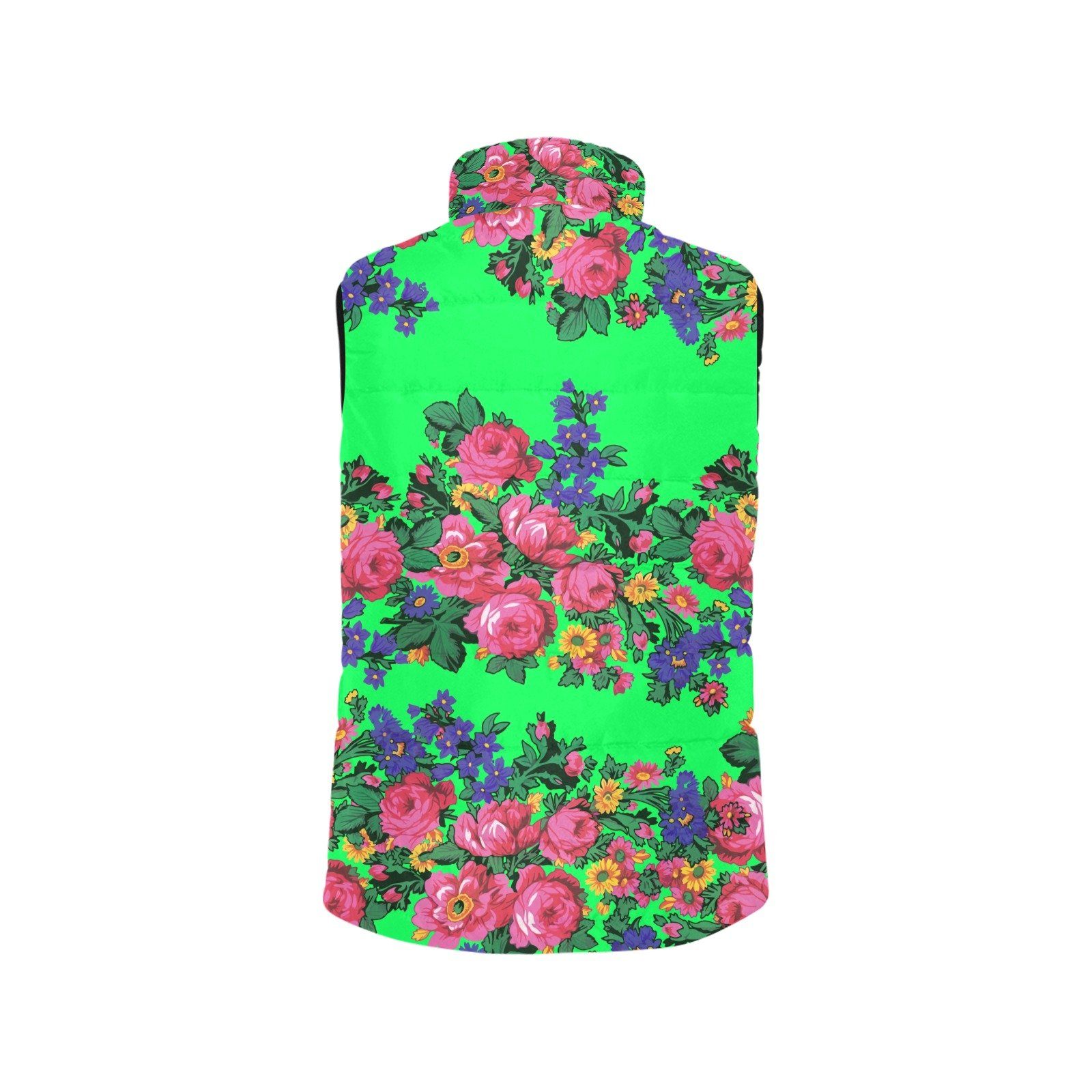Kokum's Revenge Green Men's Padded Vest Jacket (Model H44) Men's Padded Vest Jacket (H44) e-joyer