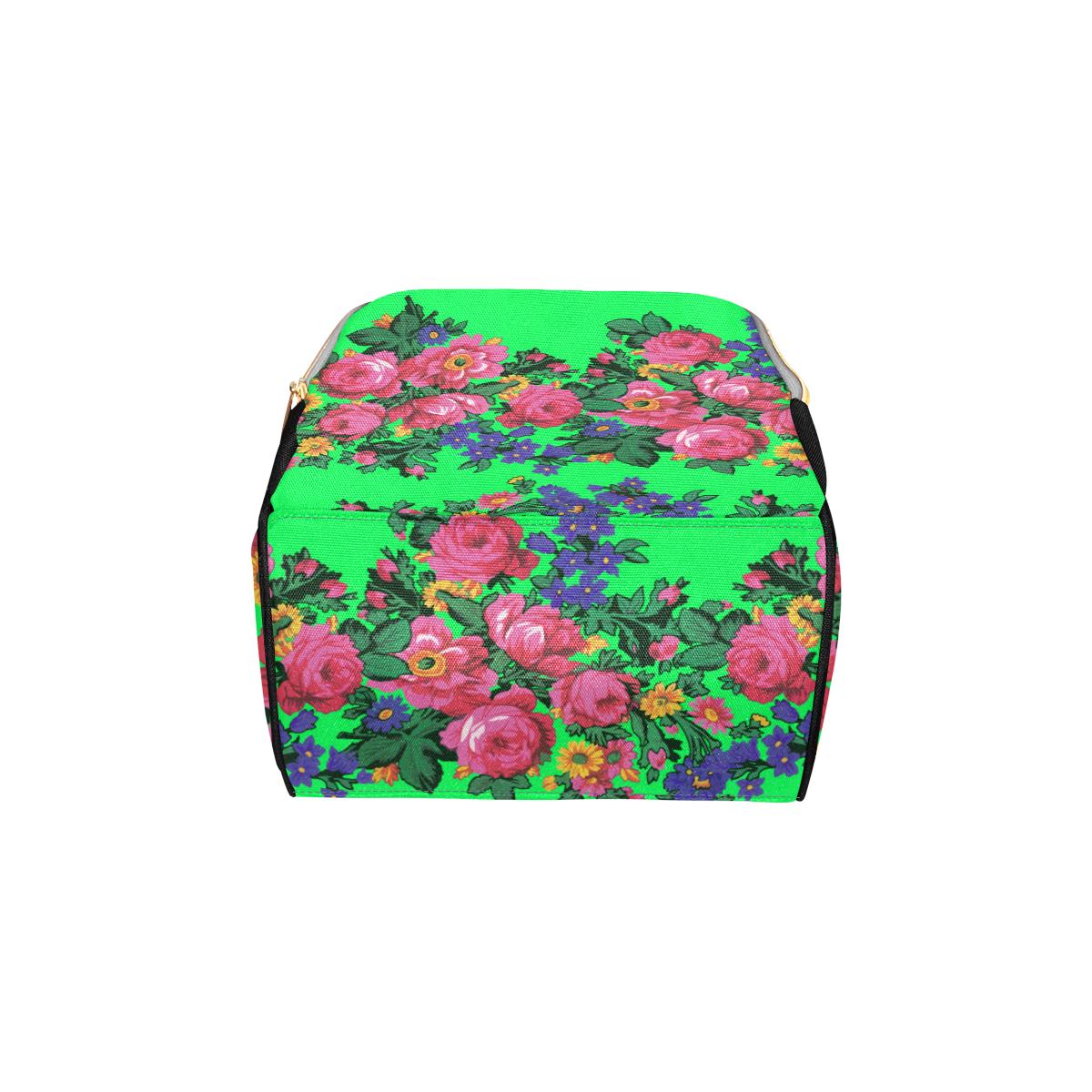 Kokum's Revenge Green Multi-Function Diaper Backpack (Model 1688) Diaper Backpack (1688) e-joyer