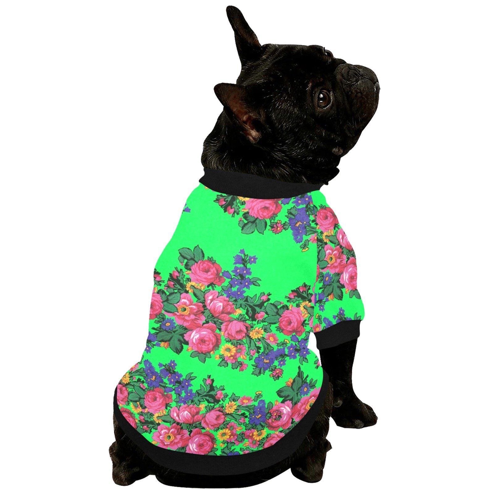 Kokum's Revenge Green Pet Dog Round Neck Shirt Pet Dog Round Neck Shirt e-joyer