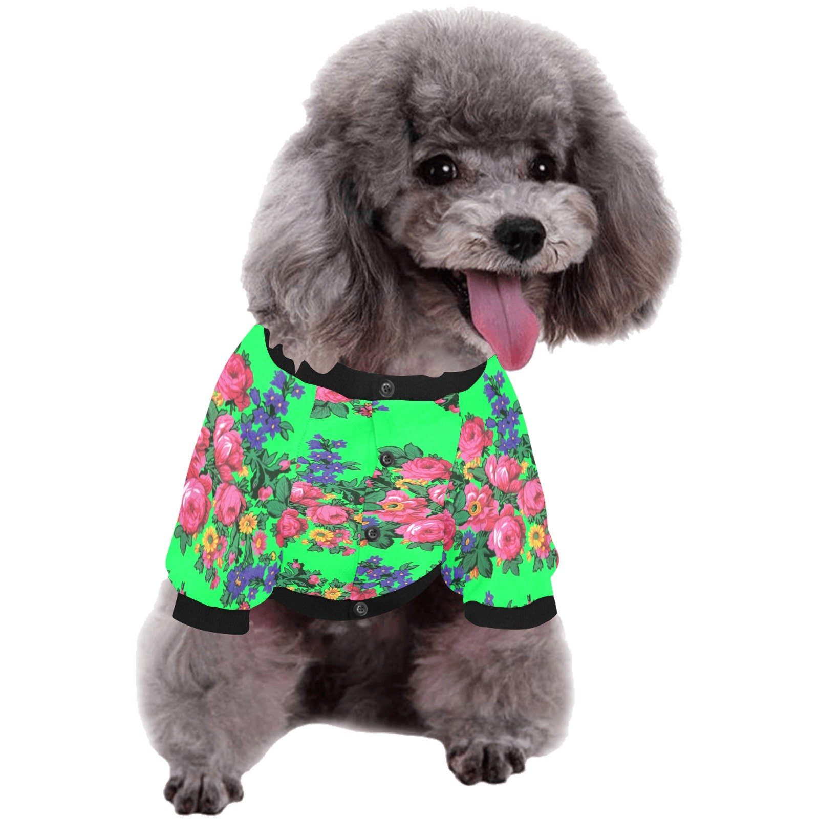 Kokum's Revenge Green Pet Dog Round Neck Shirt Pet Dog Round Neck Shirt e-joyer