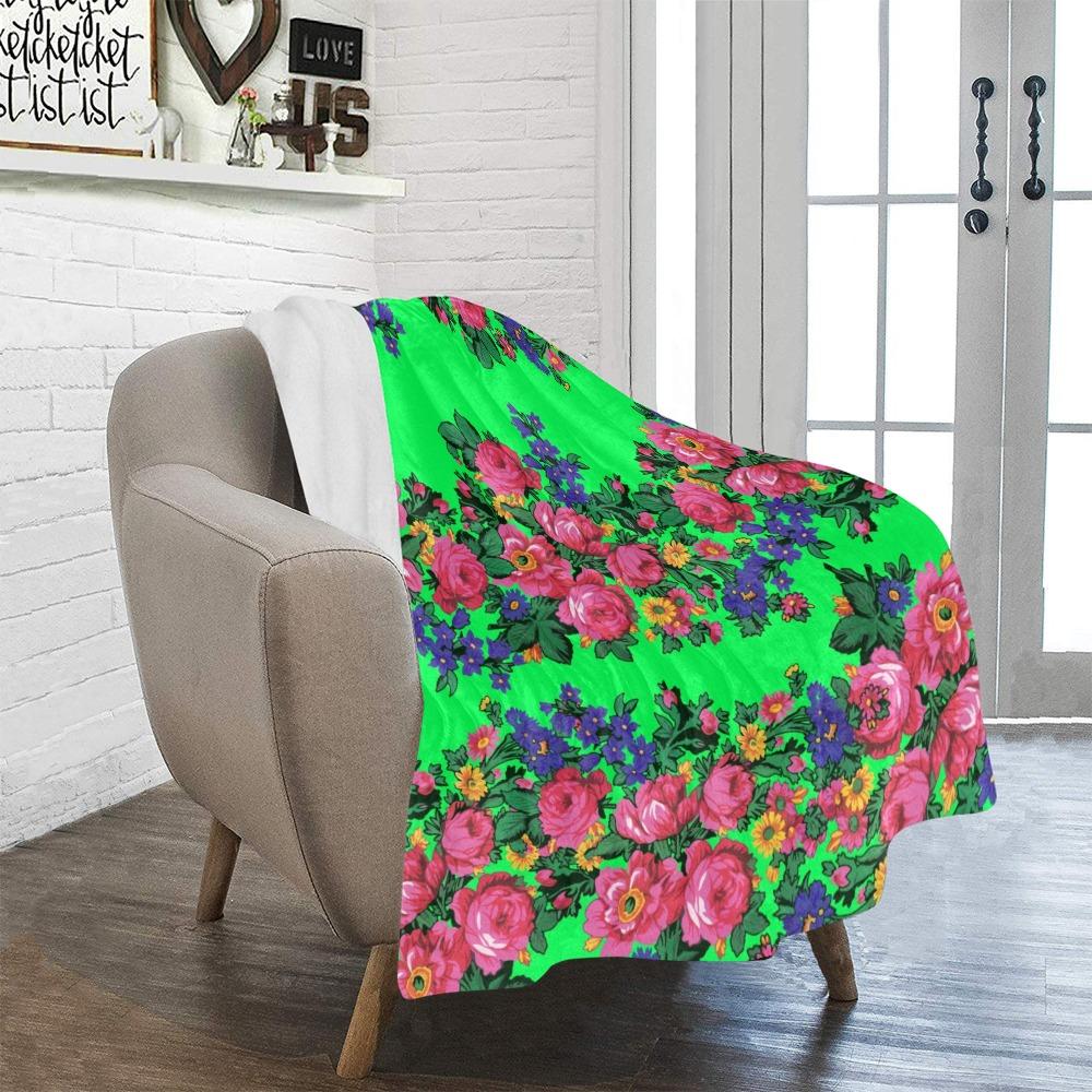 Kokum's Revenge Green Ultra-Soft Micro Fleece Blanket 40"x50" Ultra-Soft Blanket 40''x50'' e-joyer