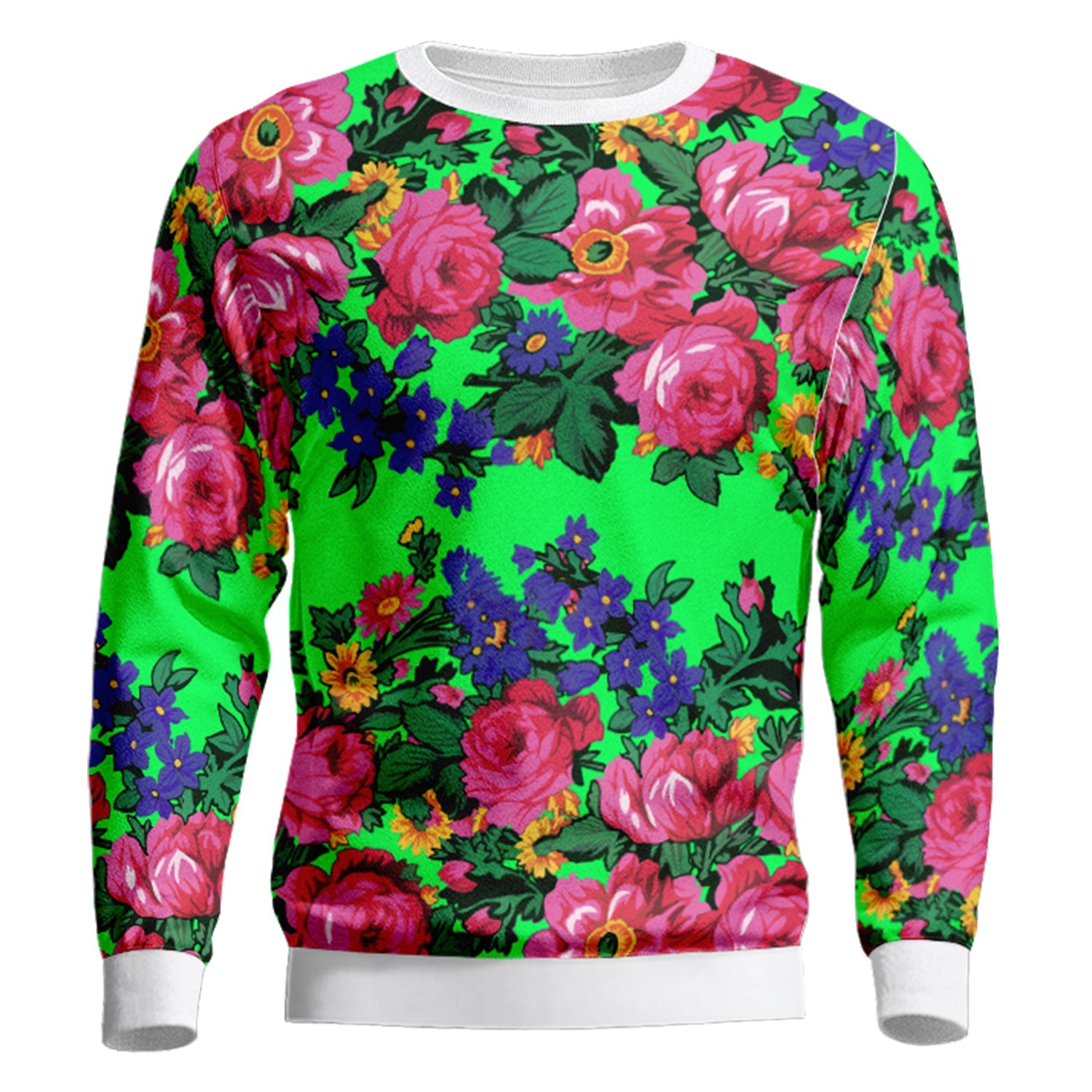 Kokum's Revenge Green Unisex Crewneck Long Sleeve Top Herman