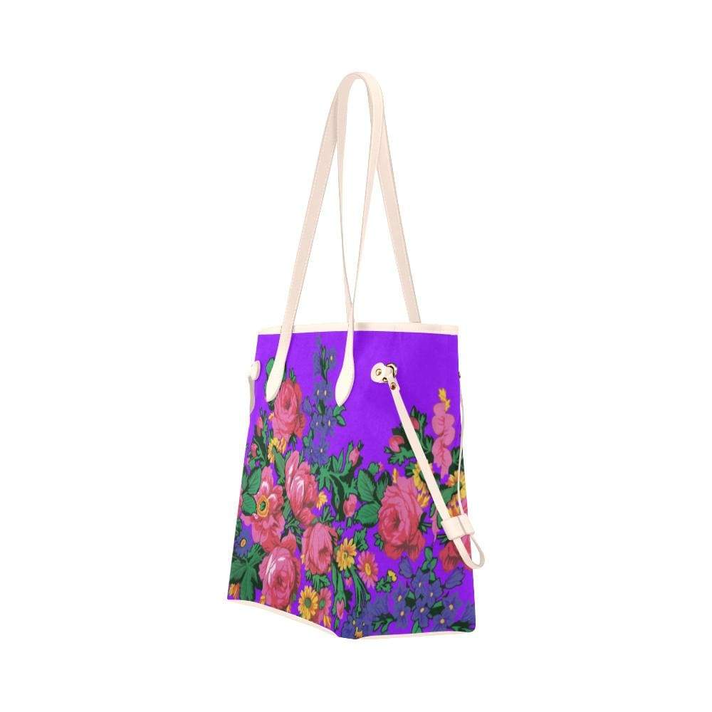 Kokum's Revenge-Lilac Clover Canvas Tote Bag (Model 1661) Clover Canvas Tote Bag (1661) e-joyer