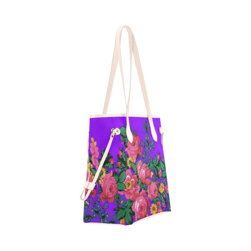 Kokum's Revenge-Lilac Clover Canvas Tote Bag (Model 1661) Clover Canvas Tote Bag (1661) e-joyer