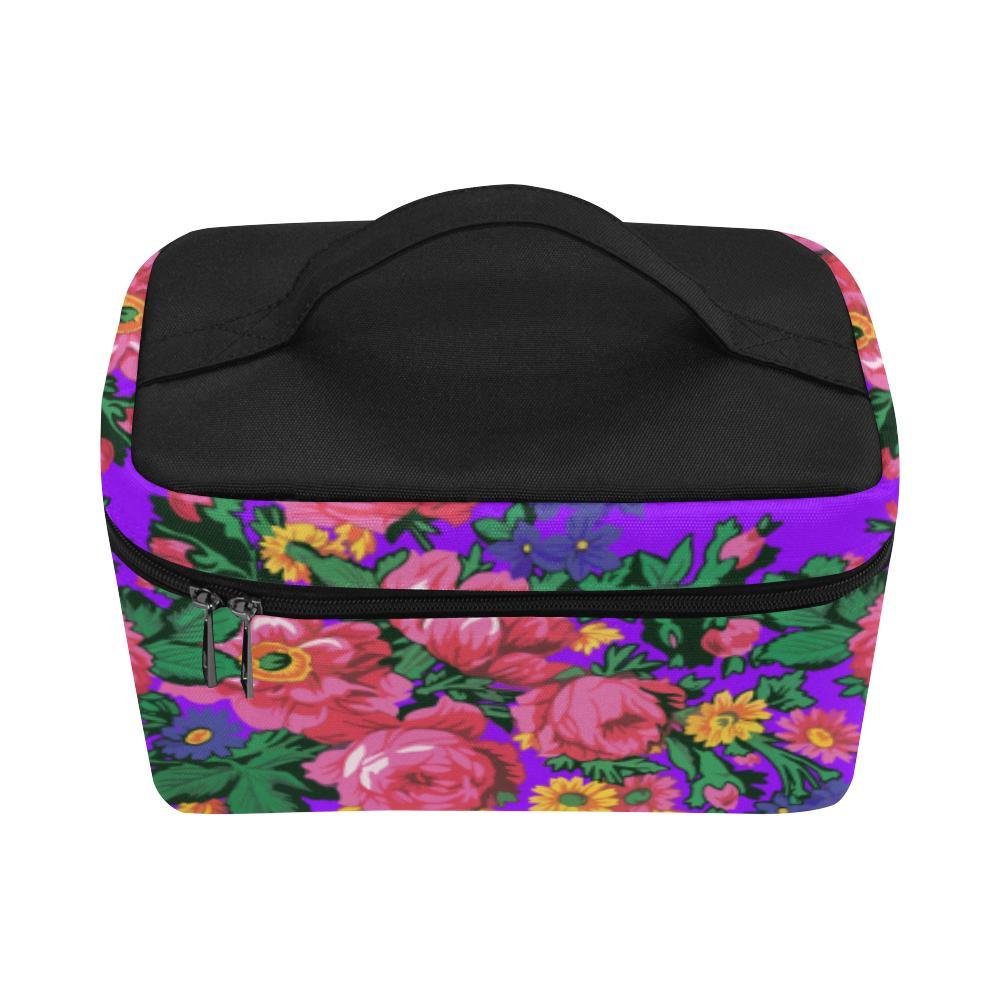 Kokum's Revenge-Lilac Cosmetic Bag/Large (Model 1658) Cosmetic Bag e-joyer