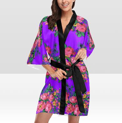 Kokum's Revenge Lilac Kimono Robe Artsadd