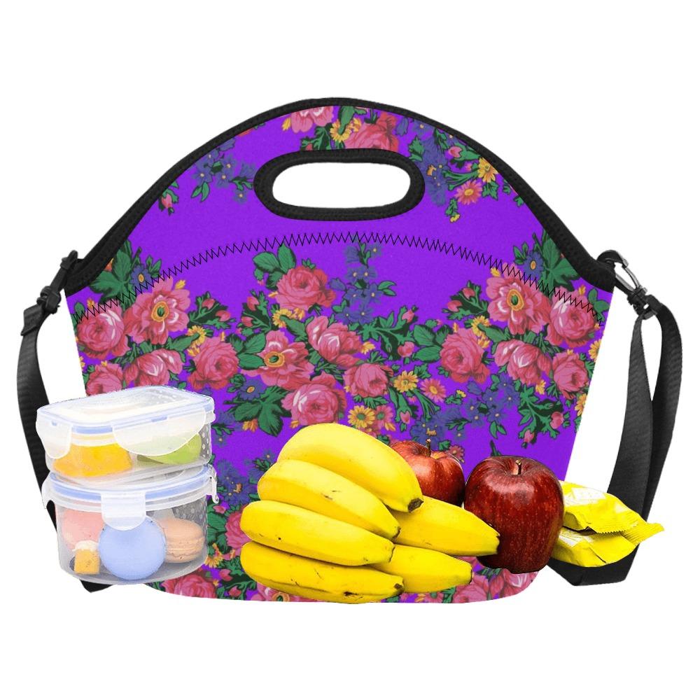Kokum's Revenge Lilac Neoprene Lunch Bag/Large (Model 1669) bag e-joyer