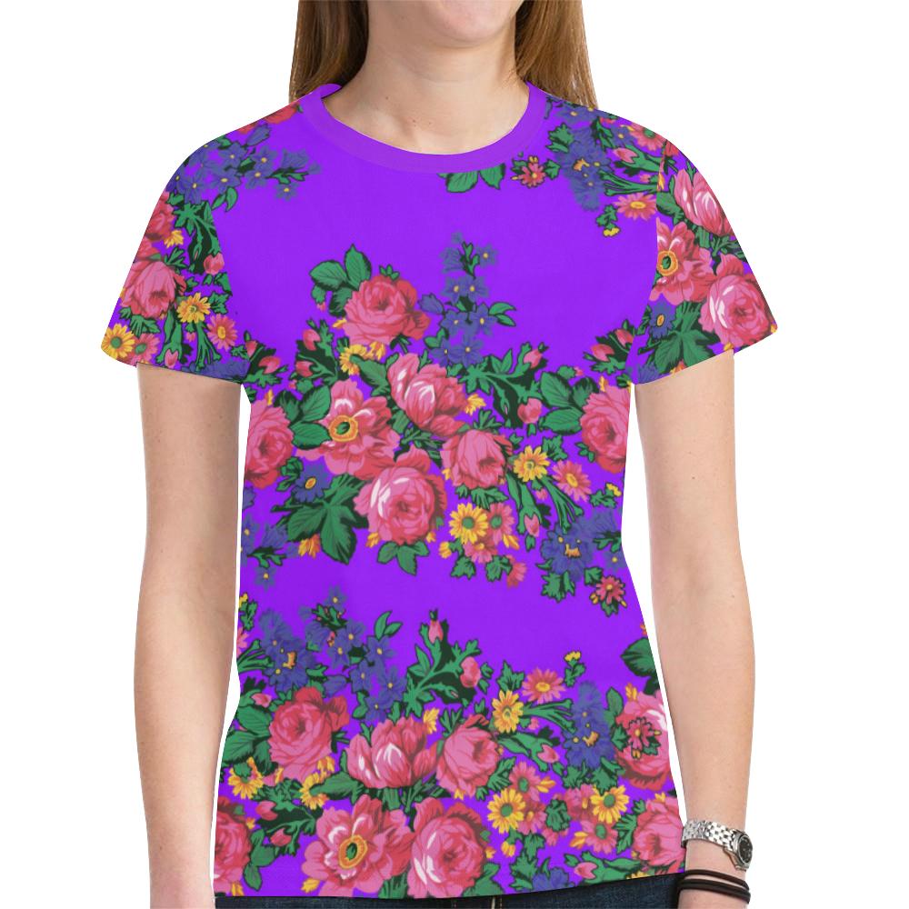 Kokum's Revenge-Lilac New All Over Print T-shirt for Women (Model T45) New All Over Print T-shirt for Women (T45) e-joyer