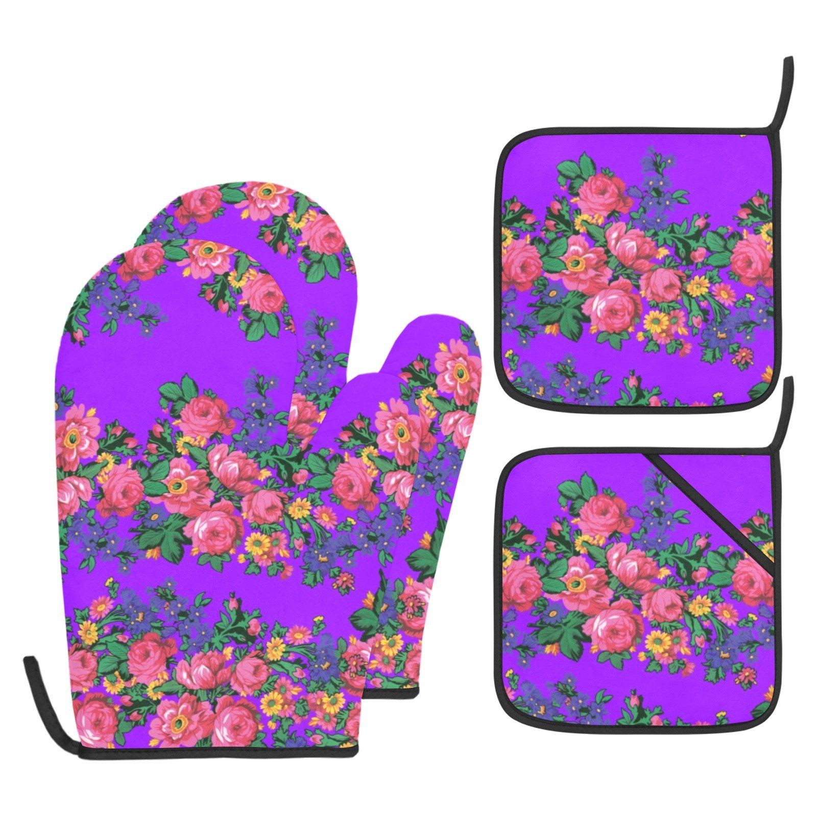 Kokum's Revenge Lilac Oven Mitt & Pot Holder Oven Mitt & Pot Holder e-joyer