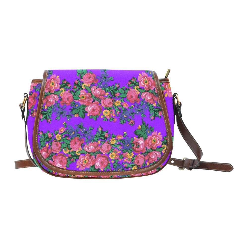 Kokum's Revenge-Lilac Saddle Bag/Large (Model 1649) Saddle Bag/Large e-joyer 