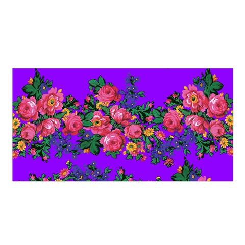 Kokum's Revenge Lilac Satin Shawl Scarf 49 Dzine