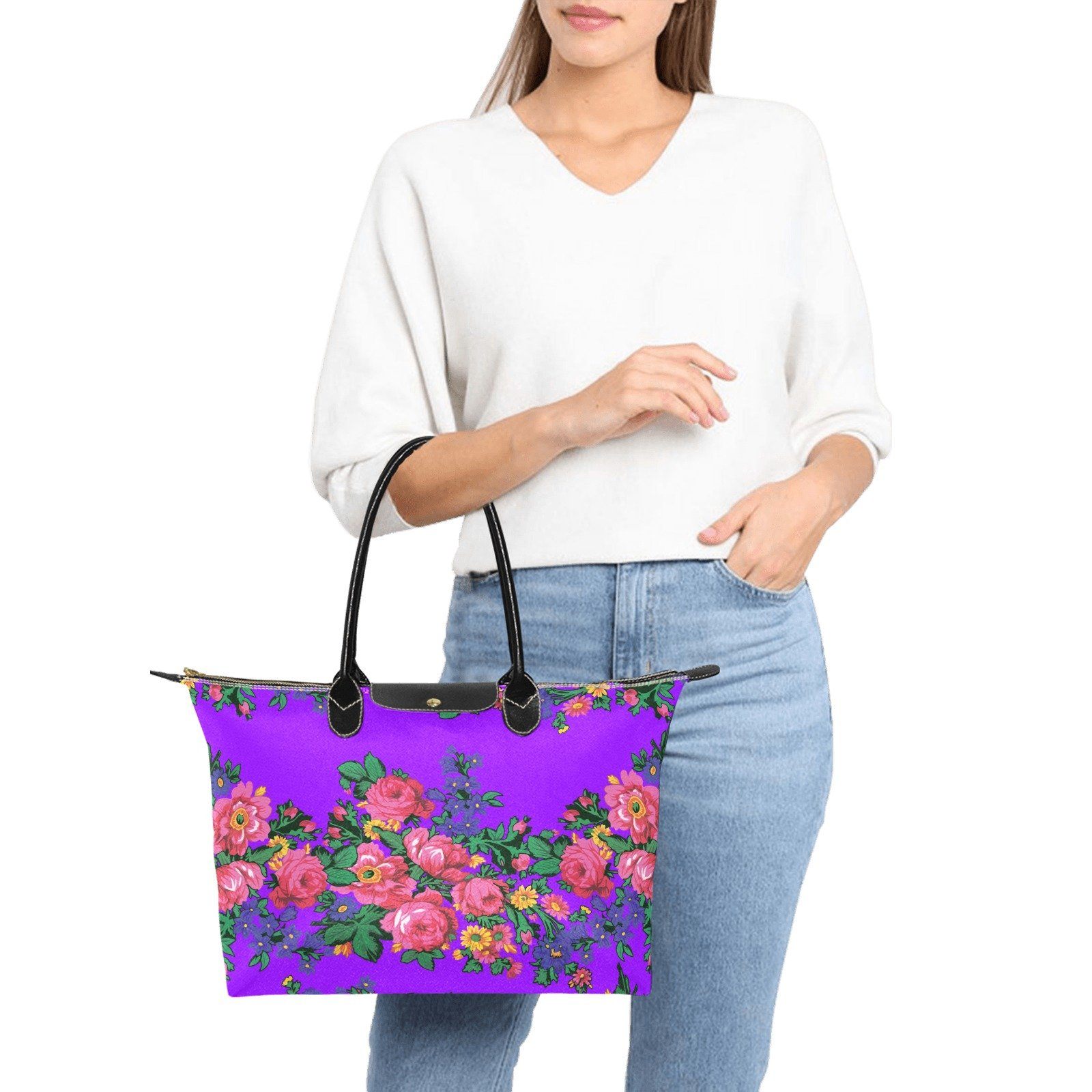 Kokum's Revenge Lilac Single-Shoulder Lady Handbag (Model 1714) bag e-joyer 