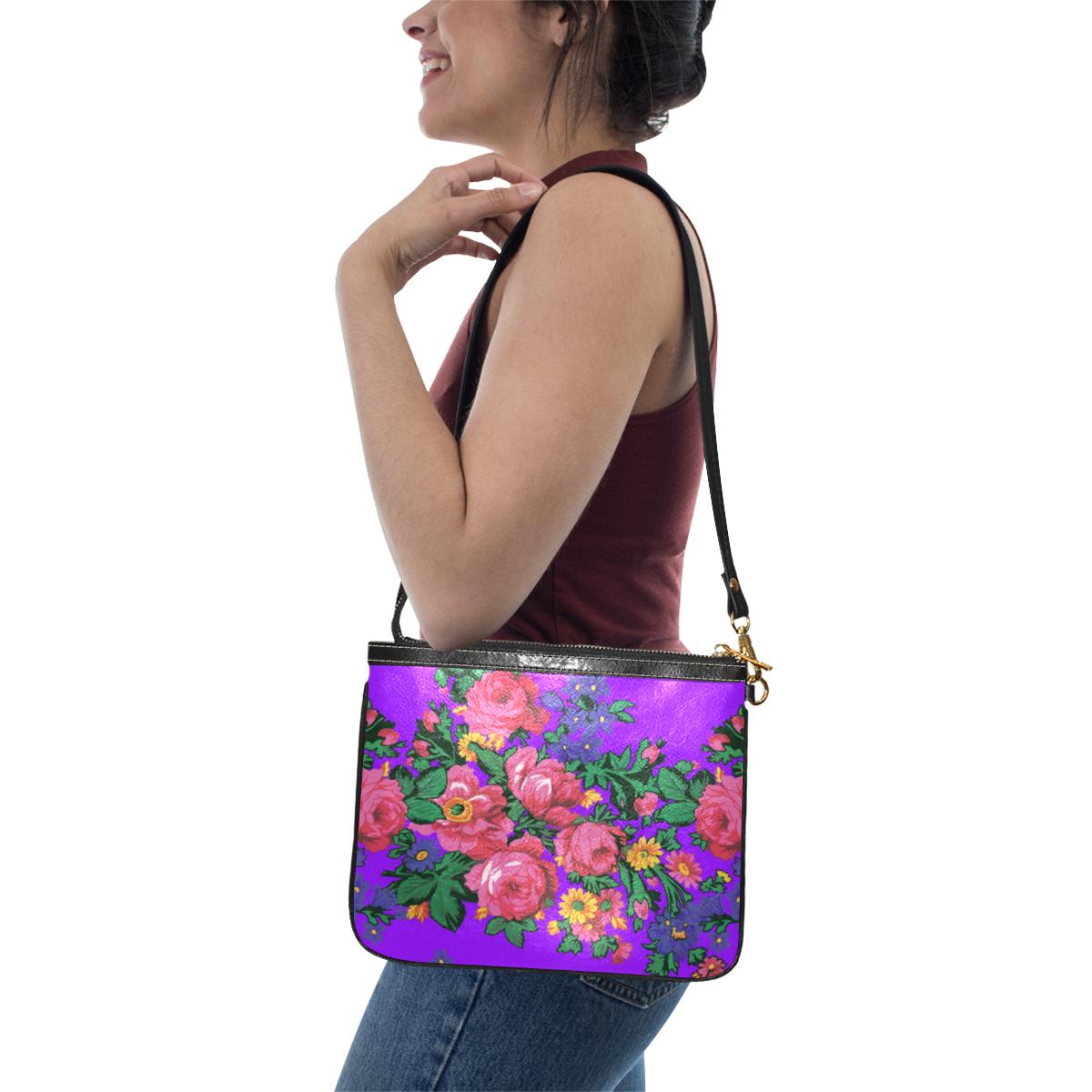 Kokum's Revenge-Lilac Small Shoulder Bag (Model 1710) Small Shoulder Bag (1710) e-joyer 