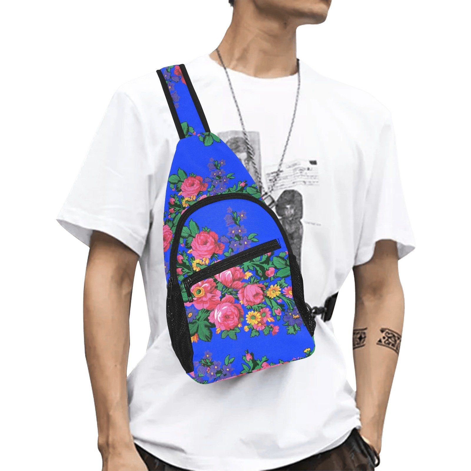Kokum's Revenge Royal All Over Print Chest Bag (Model 1719) All Over Print Chest Bag (1719) e-joyer