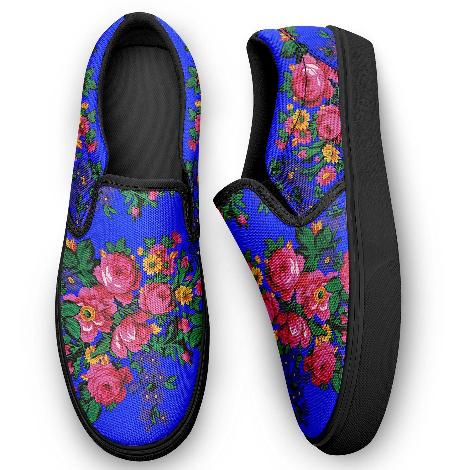 Kokum's Revenge Royal Otoyimm Kid's Canvas Slip On Shoes 49 Dzine