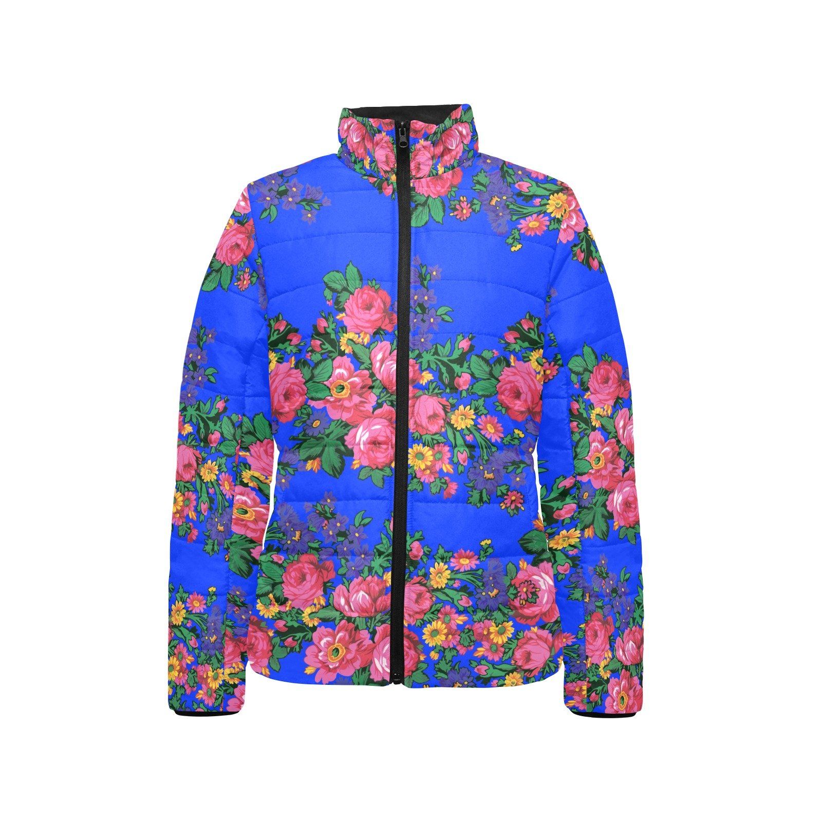Kokum's Revenge Royal Women's Stand Collar Padded Jacket (Model H41) jacket e-joyer