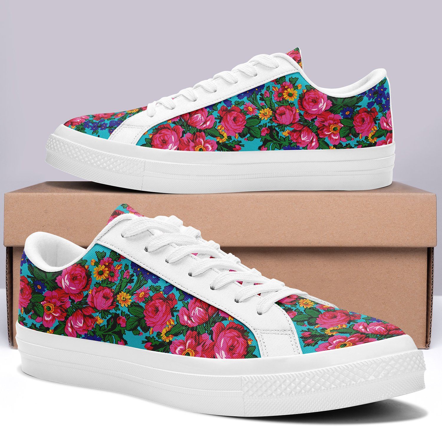 Kokum's Revenge - Sky Aapisi Low Top Canvas Shoes White Sole 49 Dzine