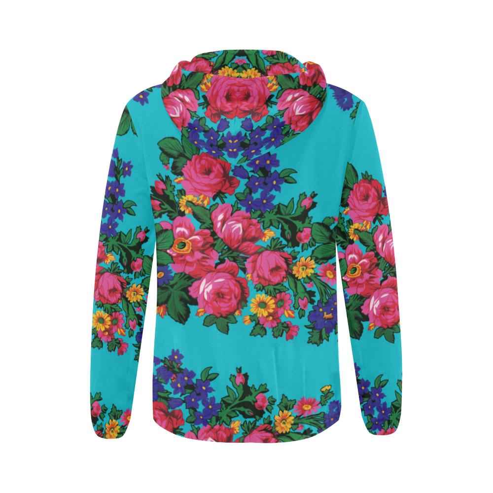 Kokum's Revenge-Sky All Over Print Full Zip Hoodie for Women (Model H14) All Over Print Full Zip Hoodie for Women (H14) e-joyer