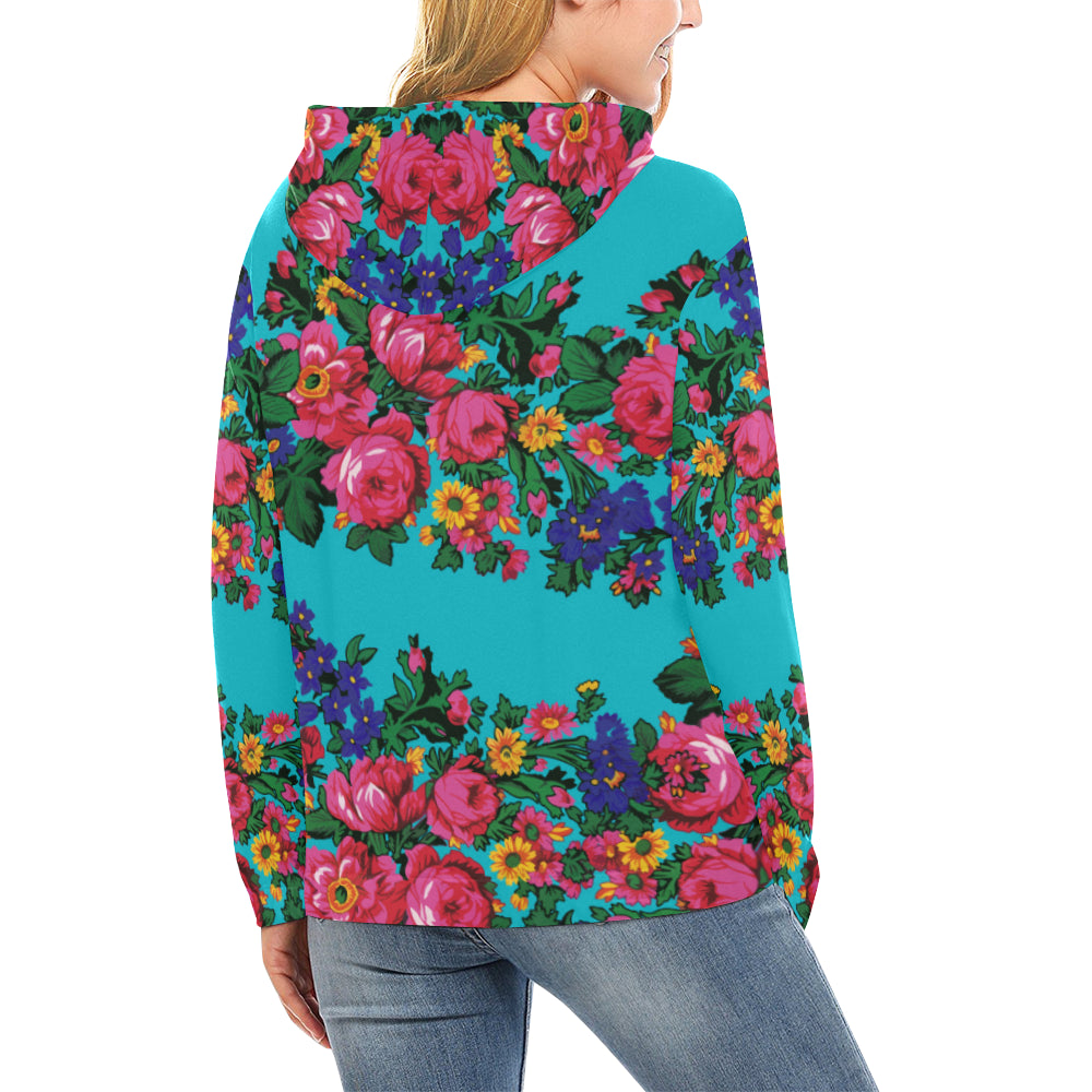 Kokum's Revenge-Sky All Over Print Hoodie for Women (USA Size) (Model H13) Hoodie e-joyer