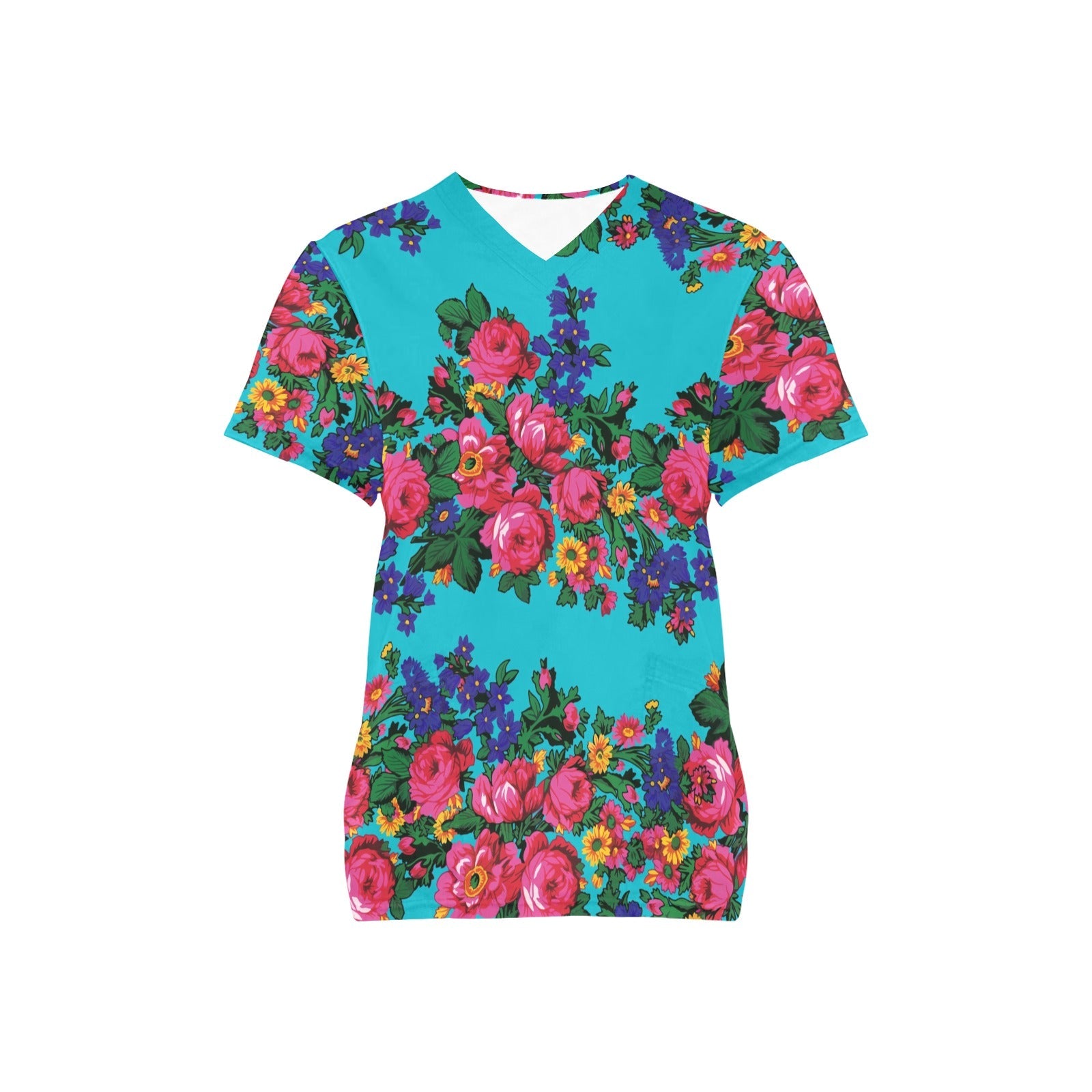 Kokum's Revenge Sky All Over Print Scrub Top Scrub Top e-joyer