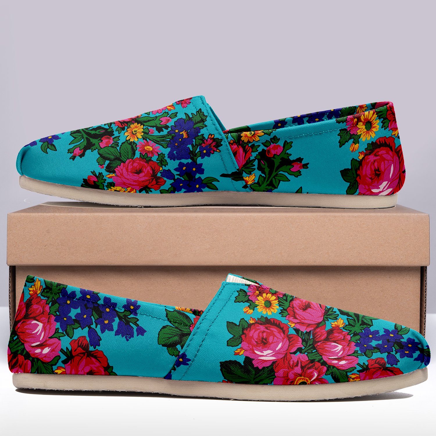 Kokum's Revenge Sky Casual Unisex Slip On Shoe Herman